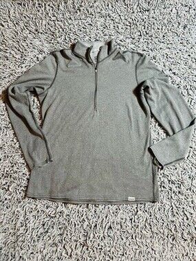 Patagonia Micro D 1/4 Zip Pullover Sweater Women's Large Gray